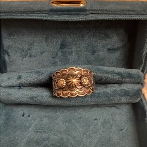 Authentic Navajo ring hand stamped